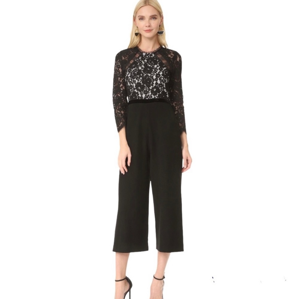 alexis ophelia lace jumpsuit size M black CL